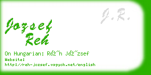 jozsef reh business card